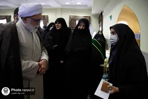 حضور تولیت آستان قدس رضوی در جمع دانش آموزان دبیرستان دخترانه امام رضا(علیه&zwnj;السلام)