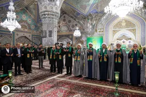 مراسم خطبه خوانی صبح میلاد امام رضا علیه&zwnj;السلام