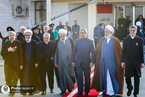 استقبال از شیوخ عشایر عراق در فرودگاه شهید هاشمی&zwnj;نژاد مشهد - 1