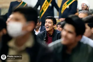مراسم جشن تکلیف پسران در حرم مطهر رضوی