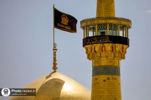 کتیبه آرایی اماکن متبرکه رضوی در دهه پایانی ماه صفر