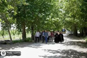 بازدید مسئولان روابط عمومی&zwnj;های آستان از موقوفات ملک در چناران