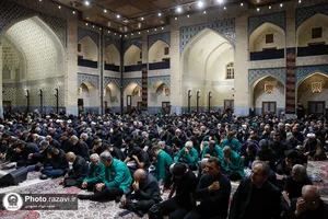 عزاداری عاشورای حسینی با حضور تولیت آستان قدس رضوی