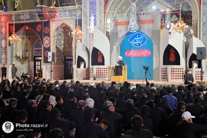 عزاداری هیئت&zwnj;های مذهبی استان هرمزگان در حسینیه حرم