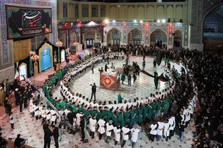 عزاداری سنتی شب پنجم محرم در «حسینیه حرم»
