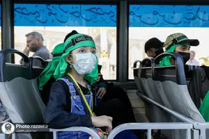 تشرف کودکان دارای بیماری خاص به حرم مطهر رضوی