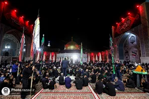 عزاداری هیئات مذهبی خراسان جنوبی در حسینیه حرم