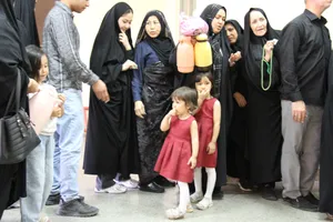 قاصدک&zwnj;های کوچک اربعین در موکب مهربانی امام رضا (ع) اراک/گزارش تصویری