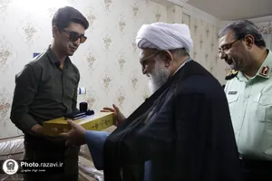 دیدار تولیت آستان قدس رضوی با خانواده شهدا و جانبازان