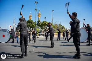 پیاده&zwnj;روی جاماندگان اربعین در مشهد -2
