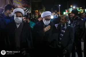 حضور تولیت آستان قدس رضوی در گلزار شهدای کرمان