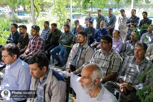 آئین بهره برداری از ماشین آلات کشاورزی جدید در مزرعه نمونه