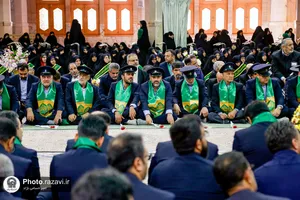 آیین خطبه&zwnj;خوانی خادمان حرم مطهر حضرت معصومه سلام الله علیها