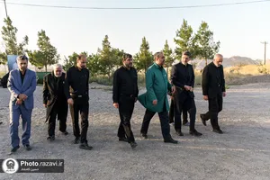 بازدید قائم مقام تولیت آستان قدس رضوی از مواکب خدمت رسان به زائرین پیاده