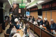 بازدید جمعی از نمایندگان مجلس شورای اسلامی از پروژه‌های عمرانی حرم مطهر رضوی
