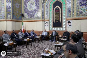 دیدار جمعی از فعالان اقتصادی خراسان رضوی با تولیت آستان قدس رضوی