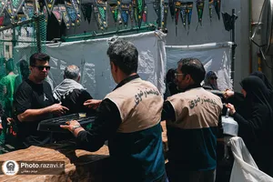 موکب بسیج آستان قدس رضوی در دهه اول محرم