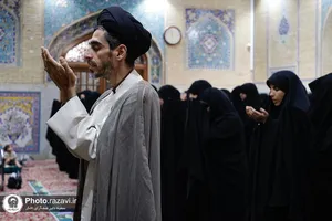اعتکاف علمی طلاب در مدرسه تابستانی دارالعلم حرم مطهر رضوی-1
