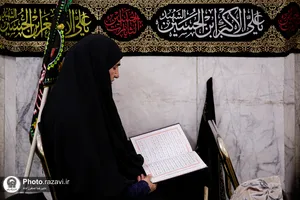 تشرف کاروان زائرین پیاده نیشابور به حرم مطهر رضوی