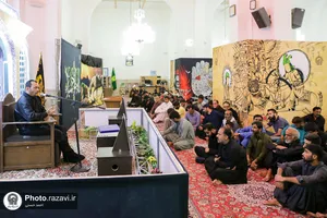 تقدیر از خادمان و مداحان حسینی حرم مطهر رضوی