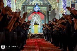 هیئت عزاداران استان چهارمحال و بختیاری در حسینیه حرم