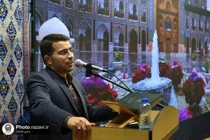 گردهمایی روز جوان در حرم مطهر رضوی