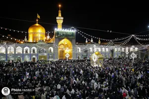 استقبال از بهار در حرم مطهر رضوی