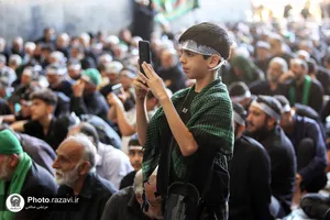 هیئت عزاداران استان گلستان در حسینیه حرم