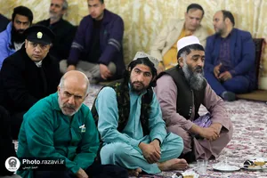 جشن عید مبعث در حرم مطهر رضوی