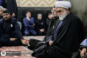 عزاداری روز شهادت امام صادق علیه&zwnj;السلام در حرم مطهر رضوی