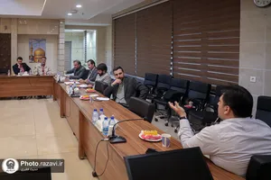 جلسه هم&zwnj;اندیشی نکوداشت هفته پدافند غیرعامل در حرم مطهر رضوی
