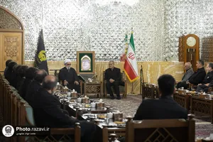 دیدار رئیس جمهور با تولیت آستان قدس رضوی