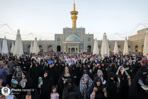 قرائت دعای عرفه در حرم مطهر رضوی-1