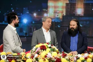 ضبط برنامه تلویزیونی شب یلدا در حرم مطهر رضوی