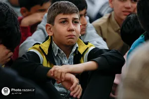 تشرف جمعی از بسیجیان شهرستان جهرم به حرم مطهر رضوی