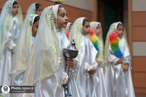 آیین اختتامیه سال تحصیلی نوآموزان دختر پیش دبستانی امام رضا علیه&zwnj;السلام