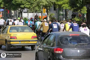 همایش دوچرخه سواری کارکنان شرکت صنایع غذایی رضوی