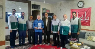خانه شهید ناو دنا در کمالشهر معطر به عطر رضوی شد