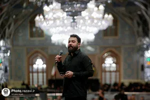 مراسم چهارپایه خوانی در حرم مطهر رضوی
