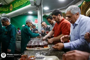 حرم مطهر رضوی در شب میلاد امام هادی علیه&zwnj;السلام