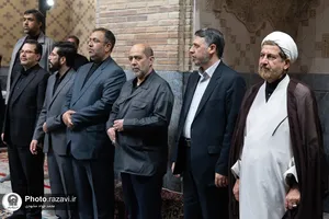 مراسم آزادسازی ۴۳۷ زندانی جرائم غیرعمد در حرم مطهر رضوی