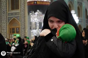 همایش "شیرخوارگان حسینی" در حرم مطهر رضوی-2