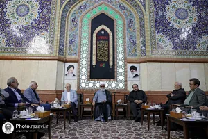 دیدار جمعی از فعالان اقتصادی خراسان رضوی با تولیت آستان قدس رضوی