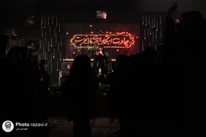 عزاداری شهادت حضرت زهرا(س) در باغ اردوگاه خاتون