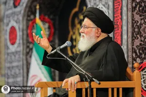 مراسم عزاداری روز تاسوعای حسینی در رواق امام خمینی(ره)
