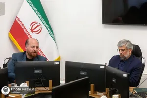 تجلیل از خانواده شهدای خبرنگار در حرم مطهر رضوی