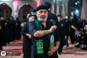 عزاداری هیئت&zwnj;های آذری زبان در حسینیه حرم