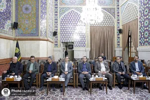 دیدار جمعی از فعالان اقتصادی خراسان رضوی با تولیت آستان قدس رضوی
