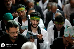 آیین بدرقه بیست و سومین کاروان پیاده مشهد - کربلا