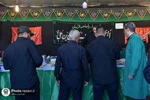 بازدید خبرنگاران از مواکب آستان قدس رضوی